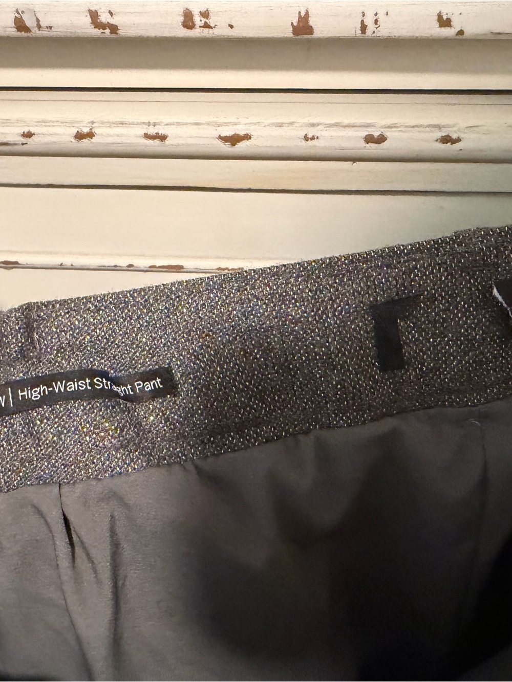 Talbots Silver-Gray Sparkle Dress Trousers- NWOT- Clearance - Picture 3 of 3